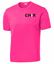 Picture of Chix - Youth/Unisex -  (Left Chest Logo) Dri Fit Tee by Sports Tek (Y)ST350 - Black/White Logo - Neon Pink or Silver
