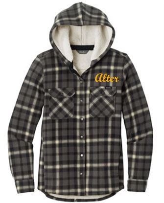 Picture of Clearance! - Alter High School - Ladies - Woodland Shirt Jac by Eddie Bauer EB229 - Grey Steel/Bone - 1 Left!