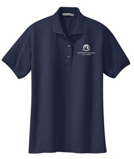 Picture of Chesterton Academy - Ladies - Short Sleeve Uniform Polo by Port Authority L500 - Navy