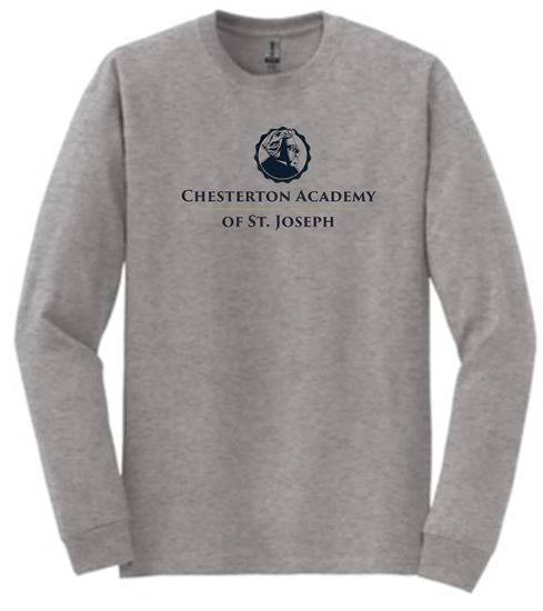 Picture of Chesterton Academy - Unisex - Long Sleeve Tee - DM132 - Grey Frost