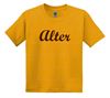 Picture of Alter - Youth - Short Sleeve Tee w/ Cursive "Alter" Logo 5000b/8000b - Brown, Gold, Sports Grey, or White