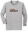 Picture of Alter - Youth - Long Sleeve Tee w/ Cursive "Alter" Logo 5400B - Sports Grey or White