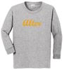 Picture of Alter - Youth - Long Sleeve Tee w/ Cursive "Alter" Logo 5400B - Sports Grey or White