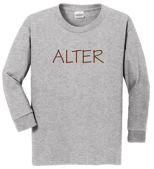 Picture of Alter - Youth - Long Sleeve Tee 5400B - Sports Grey or White