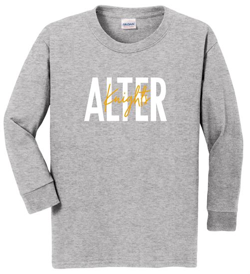 Picture of Alter - Youth - Long Sleeve Tee 5400B - Sports Grey