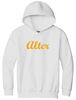 Picture of Alter - Youth - Hooded Sweatshirt w/ Cursive "Alter" logo 18500b/PC90YH - Brown, Sports Grey, Gold, or White