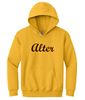 Picture of Alter - Youth - Hooded Sweatshirt w/ Cursive "Alter" logo 18500b/PC90YH - Brown, Sports Grey, Gold, or White