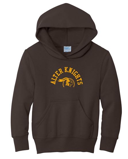 Picture of Alter - Youth - Hooded Sweatshirt 18500b/PC90YH - Brown, Sports Grey, or White