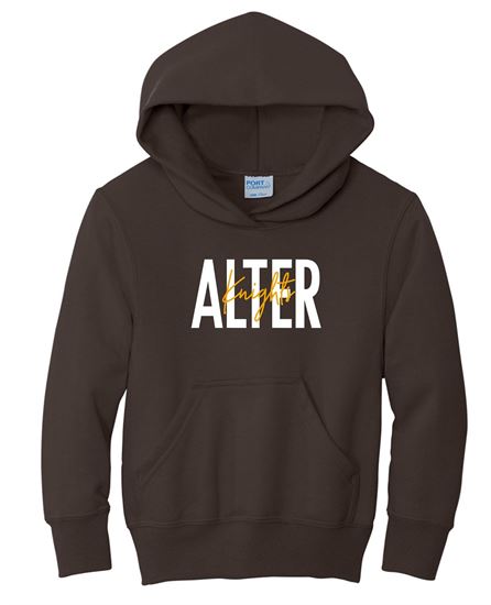 Picture of Alter - Youth - Hooded Sweatshirt 18500b/PC90YH - Brown or Sports Grey