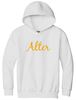 Picture of Alter - Youth - Hooded Sweatshirt w/ Glitter Logo  18500b/PC90YH - Brown, Gold, Sports Grey, or White