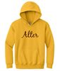 Picture of Alter - Youth - Hooded Sweatshirt w/ Glitter Logo  18500b/PC90YH - Brown, Gold, Sports Grey, or White