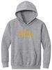 Picture of Alter - Youth - Hooded Sweatshirt w/ Glitter Logo  18500b/PC90YH - Brown, Gold, Sports Grey, or White
