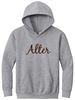 Picture of Alter - Youth - Hooded Sweatshirt w/ Glitter Logo  18500b/PC90YH - Brown, Gold, Sports Grey, or White