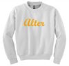 Picture of Alter - Youth - Crewneck Sweatshirt w/ Cursive "Alter" Logo 18000b - Sports Greys or White