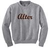 Picture of Alter - Youth - Crewneck Sweatshirt w/ Cursive "Alter" Logo 18000b - Sports Greys or White
