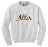 Picture of Alter - Youth - Crewneck Sweatshirt w/  Glitter Logo 18000b - White or Sports Grey