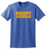 Picture of Bishop Leibold - Youth & Adult/Unisex - DryBlend Short Sleeve Tee with Glitter Logo by Gildan 8000(B) - Royal Heather or White