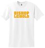 Picture of Bishop Leibold - Youth & Adult/Unisex - DryBlend Short Sleeve Tee with Glitter Logo by Gildan 8000(B) - Royal Heather or White