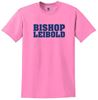 Picture of Bishop Leibold - Youth & Adult/Unisex - DryBlend Short Sleeve Tee with Glitter Logo by Gildan 8000(B) - Azalea, Gold, or White