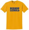 Picture of Bishop Leibold - Youth & Adult/Unisex - DryBlend Short Sleeve Tee with Glitter Logo by Gildan 8000(B) - Azalea, Gold, or White