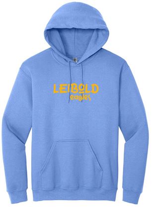 Picture of Bishop Leibold - Youth - Hooded Sweatshirt w/ Leibold Logo by Gildan 18500b -  Athletic Heather, Carolina Blue, Navy, Royal, or White