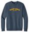 Picture of Bishop Leibold - Unisex - Est. Logo Ring Spun Cotton Fleece Crewneck Sweatshirt by District DT6104 - Heathered Navy or Royal Frost