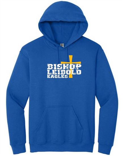 Picture of Bishop Leibold - Youth & Adult/Unisex - Hooded Sweatshirt by Gildan 18500(b) - Carolina Blue, Purple, Royal, or Sports Grey