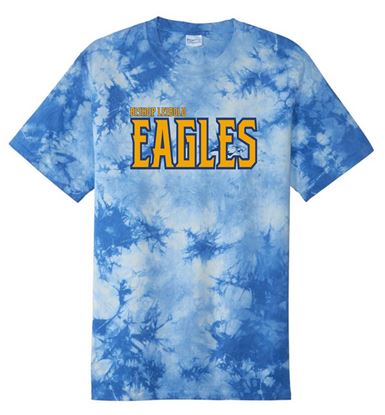 Picture of Bishop Leibold - Youth & Adult/Unisex - Crystal Tie Dye Tee  by Port & Company PC145(Y) - Sky Blue