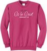Picture of Bishop Leibold - Youth & Adult/Unisex - Crewneck Sweatshirt by Port & CO  PC90Y/ PC78 - Carolina Blue or Sangria