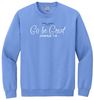 Picture of Bishop Leibold - Youth & Adult/Unisex - Crewneck Sweatshirt by Port & CO  PC90Y/ PC78 - Carolina Blue or Sangria