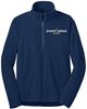 Picture of NEW LOWER PRICE!!Bishop Leibold- Unisex - Microfleece 1/2 Zip Jacket by Port Authority F224 - Pearl Grey or Navy