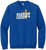Picture of Bishop Leibold - Youth & Adult/Unisex - Crewneck Sweatshirt by Port & CO PC90Y/ PC78 - Stacked w/ Gold Cross Logo