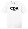 Picture of CinDay Academy - Unisex - V.I.T. Short Sleeve Tee w/ CDA Parent Logo by District DT6000 - Light Heather Grey, Red, or White