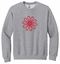 Picture of CinDay Academy - Youth/Unisex - Gildan Crewneck with Flower Logo 18000(b)- Sports Grey or White