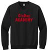 Picture of CinDay Academy - Youth/Unisex - Crewneck w/ Glitter Logo 18000(b) - Black