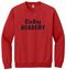 Picture of CinDay Academy - Youth/Unisex - Crewneck w/ Glitter Logo 18000(b) - Red