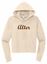 Picture of Alter Boys Soccer - Ladies  - V.I.T. Fleece Hoodie with Script Logo by District DT6101 - Gardenia - 1 color logo