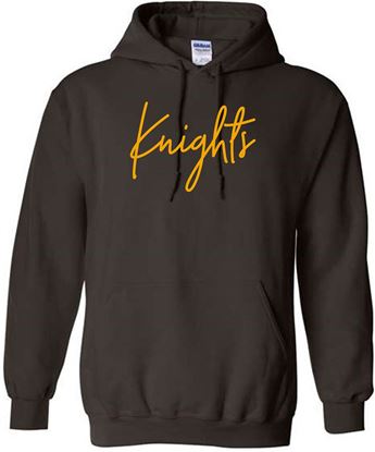 Picture of SDK - Youth & Adult/Unisex - Hoodie by Gildan 18500(b) - Brown, Dark Heather Grey, or White