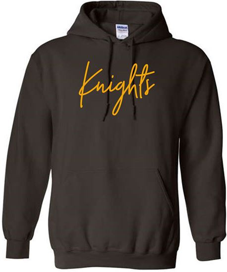 Picture of SDK - Youth & Adult/Unisex - Hoodie by Gildan 18500(b) - Brown, Dark Heather Grey, or White