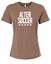 Picture of Alter Boys Soccer - Ladies - Relaxed Jersey Short Sleeve Tee 6400 - Vintage Brown or Gold 1 color logo