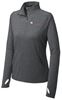 Picture of St. John Paul II -  Ladies -  Sport Wick Stretch 1/4 Zip Pullover by Sport Tek LST850 - True Navy or Charcoal Grey Heather