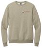 Picture of St. John Paul II - Adult/Unisex - Perfect Weight Fleece Crewneck by District DT1106 - Heathered Latte or New Navy