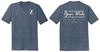 Picture of St. John Paul II - Youth & Adult/Unisex -  Perfect Tri Tee by District DM130(Y) - Navy Frost or Maroon Frost