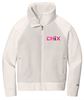 Picture of Chix Ladies - Luuma Sherpa Full Zip by OGIO LOG815 - Ivory Snow or Black