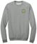 Picture of Incarnation Alumni - Unisex - Cloud Fleece Crewneck w/ Left Chest Logo by District DT7804 - Slate Green or Heathered Steel