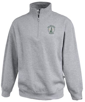 Picture of 3 LEFT !! Incarnation - Youth - (7TH & 8TH Grade) - Fleece 1/4 Zip by Pennant Y816 -  Oxford Grey
