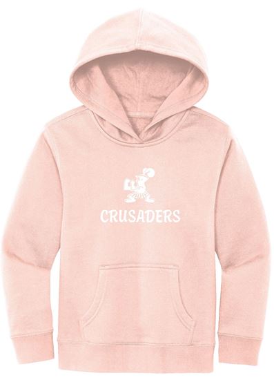 Picture of Incarnation - Youth & Adult/Unisex - V.I.T. Fleece Hoodie w/ Glitter Logo by District DT6100(Y) - Forest Green or Rosewater Pink