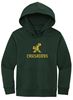 Picture of Incarnation - Youth & Adult/Unisex - V.I.T. Fleece Hoodie w/ Glitter Logo by District DT6100(Y) - Forest Green or Rosewater Pink