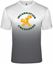 Picture of Clearance!! - Incarnation - Youth XS - Ombre Tee w/ Distressed Logo by Badger 2203 - White/Graphite