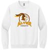 Picture of Alter High School - Adult/Unisex - Heavyblend Crewneck Sweatshirt w/ Logo Choice by Gildan 18000 - White